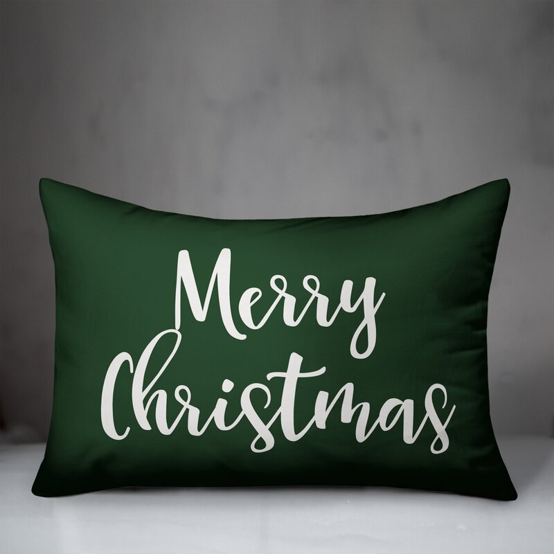 christmas lumbar pillow